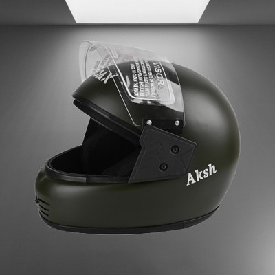 NOAX unisex full face good quality helmet @602 Motorbike Helmet(Grey)