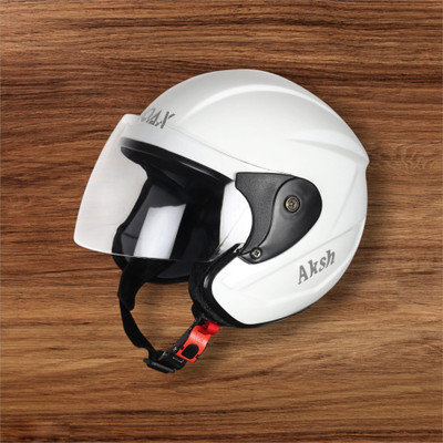 NOAX BRANDED ISI MARKED HELMET FOR UNISEX GENDER KEEP SAFE RIDING (SL_1568 Motorbike Helmet(White)