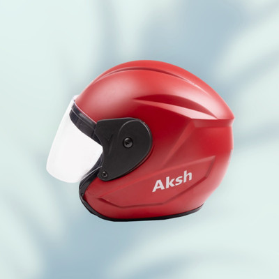 NOAX ISI MARKED KING OF HELMET UNISEX RIDDING HELMET TOP SELLING(DD-1907 Motorbike Helmet(Red)