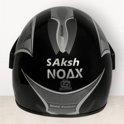 NOAX unisex full face good hard quality helmet-Green251251-Silver j-ABCD Motorbike Helmet(Silver)