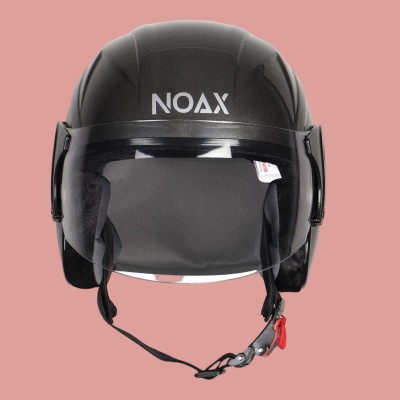 NOAX unisex open face helmet for safty665 Motorbike Helmet(Grey)