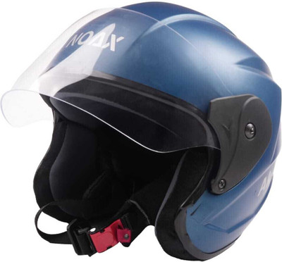 NOAX ISI MARKED HELMET FOR SAFTY RIDDING UNISEX FK)666 Motorbike Helmet(Blue)