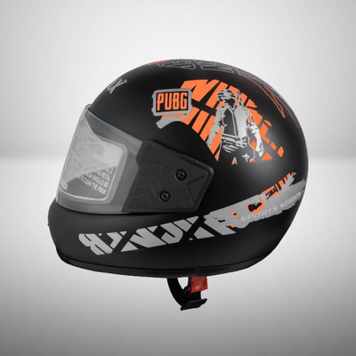 NOAX unisex full facce helmet original@22 Motorbike Helmet(Orange)