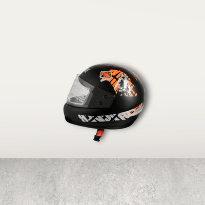 NOAX unisex full face good hard quality helm-311-Orange Motorbike Helmet(Orange)