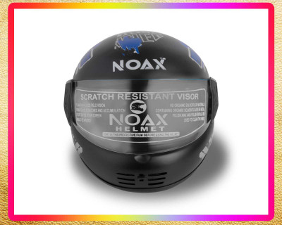 NOAX ISI MARKED FULL FACE HELMET FOR SAFE RIDING UNISEX BUYY_5 Motorbike Helmet(Blue)