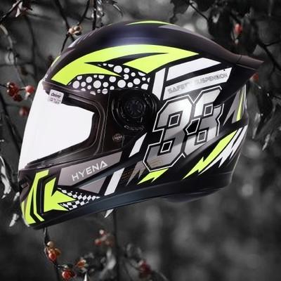 OZONE Premium_Helmet_full face_JBB@Gv@36 Motorbike Helmet(BLACK YELLOW)
