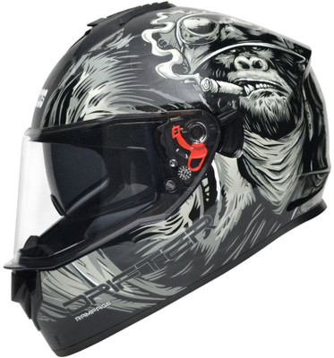 STUDDS Drifter D3 Motorbike Helmet(Black N4)