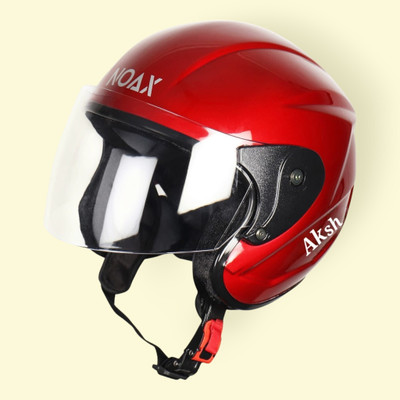 NOAX ISI marked helmet solid helmet((fk205 Motorbike Helmet(Red)
