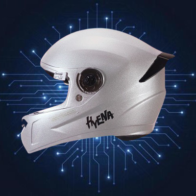 OZONE Prime Helmet_full face_HyEna_VL_@7@276 Motorbike Helmet(SILVER WHITE)