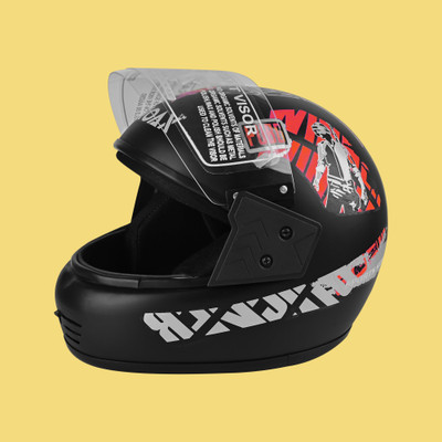 Font Helmet GOOD QUALITYFOR UNISEX BIKE RIDIDNG_184-AAA Motorbike Helmet(Red)