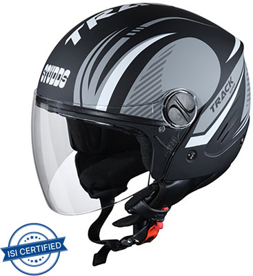 STUDDS TRACK D3 Motorbike Helmet(MATT BLACK N4)
