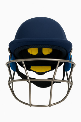 NEXXA Classic Pro Cricket Helmet For Boys|Stainless steel grill Cricket Helmet(Navy Blue)
