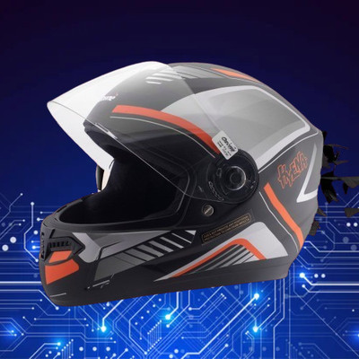 OZONE Prime Helmet_full face_HyEna_VL_@7@230 Motorbike Helmet(GREY-BLACK)