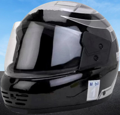 KIN Full Face Helmet_ISI certified_Silver73 Motorbike Helmet(Silver)