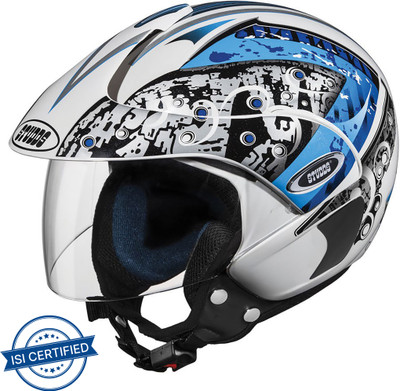STUDDS D2 Motorbike Helmet(White N1)