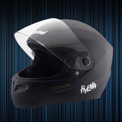 OZONE HyEnA_Super_Quality_Helmet_For Safety n Style_@LG@_0117 Motorbike Helmet(Black)