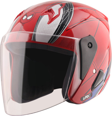 VEGA Lark Marvel Spiderman Motorbike Helmet(Red Blue)