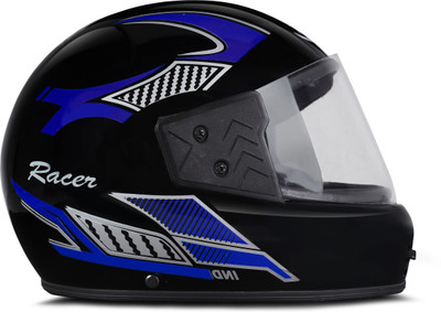 fuery Full Face Large Size Helmet for Unisex J1122 Motorsports Helmet(Multicolor)