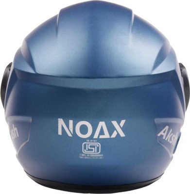 NOAX BRANDED ISI MARKED HELMET FOR UNISEX GENDER KEEP SAFE RIDING (SLFK-234 Motorbike Helmet(Blue)