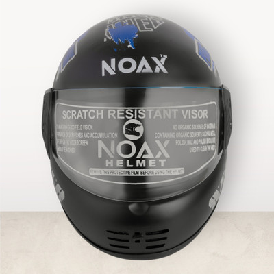 NOAX unisex full face quality good helmet-Green224224-Helmet 5-ABCD-Helmat Motorbike Helmet(Blue)