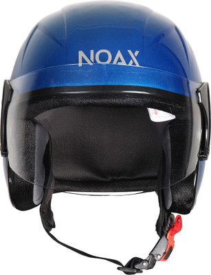 NOAX ISI marked helmet solid helmet((fk33 Motorbike Helmet(Blue)