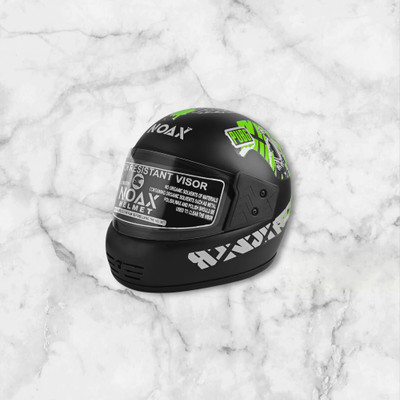 NOAX unisex full face good hard quality helmet-Green272 fk_139 Motorbike Helmet(Green)