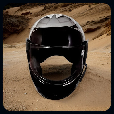 rdh Full Face Motorsports Helmet (Silver)_HLT Motorbike Helmet(Black&SILVER)