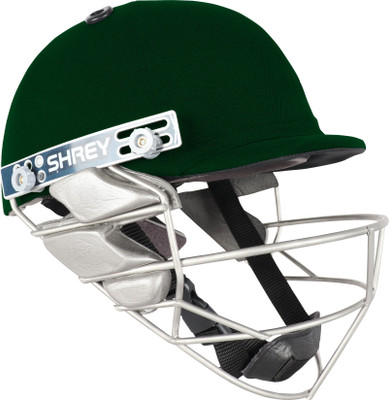 Shrey PRO GUARD WICKET KEEPING S.S Cricket Helmet(Green)