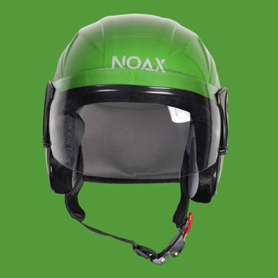 NOAX unisex open face helmet for safty551 Motorbike Helmet(Light Green)