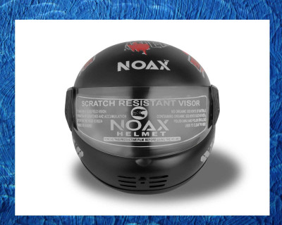 NOAX SOLID QUALITY FOR UNISEX HELMET FULL FACE SL-306 Motorbike Helmet(Red)