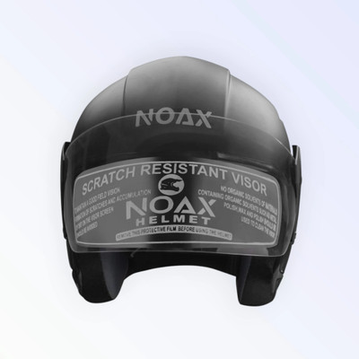 NOAX ISI MARKED KING OF HELMET UNISEX RIDDING HELMET TOP SELLING(DD-1234 Motorbike Helmet(Black)