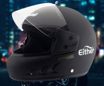 OZONE ONS_Premium Quality_Helmet_GV_@A@_01 Motorbike Helmet(Black)