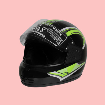 NOAX young men helmet for riding motorbike__4 Motorbike Helmet(Black)