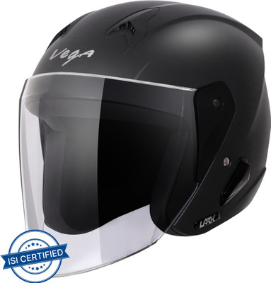 VEGA Lark Motorbike Helmet(Dull Black)