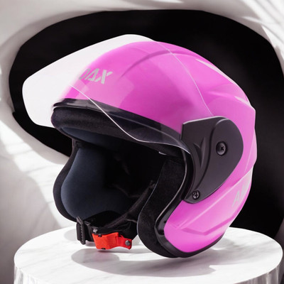 NOAX Helmet GOOD QUALITYFOR UNISEX for BIKE_-170 Motorbike Helmet(Pink)
