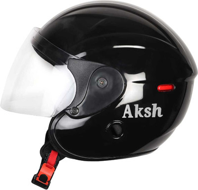 NOAX Indicator-Unisex_Open Face -M-Black-26 Motorsports Helmet(Black, Black)