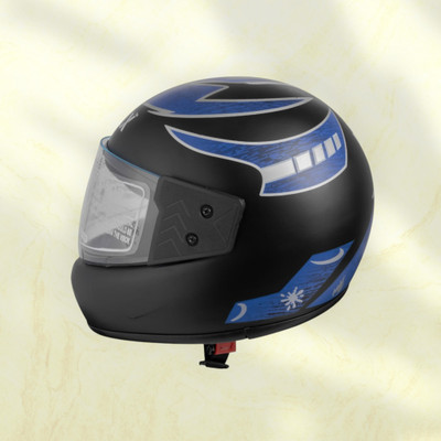 NOAX unisex full face good hard quality helmet-Silver303303-Helmet 6-ABCD-Helmat Motorbike Helmet(Blue)