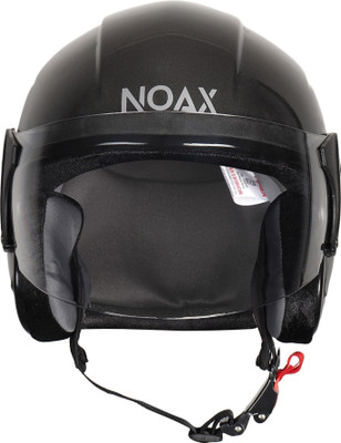 NOAX ISI marked helmet solid helmet((fk23 Motorbike Helmet(Silver)
