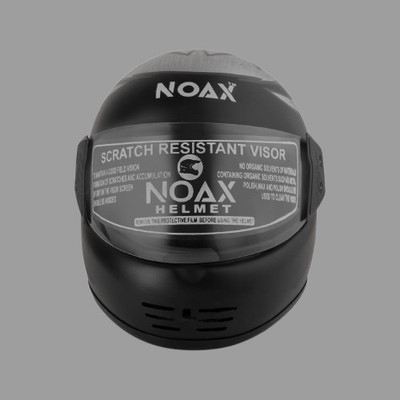 NOAX UNISEX HELMET FOR SAFTY RIDING34 Motorbike Helmet(Grey)