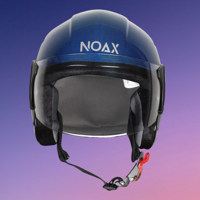 NOAX open helmetfor bike1108 Motorbike Helmet(Blue)