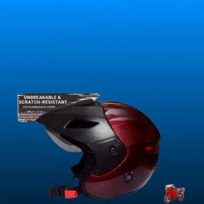 MonteX-1 Full Face Bike helmet T43 New Motorbike Helmet(Red)