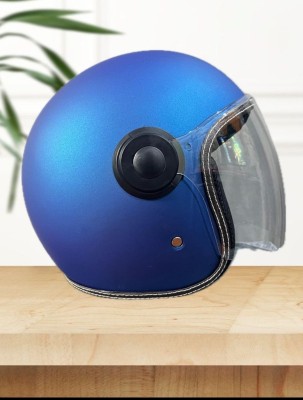 Anjana ABS HALF FACE HELMET SPECIALLY FOR MOTORBIKE (BLUE) Motorbike Helmet(Blue)