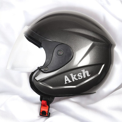 NOAX SAFETY HELMET FOR ONROAD RIDDING SOLID MATERIAL-TWO WHEELER(SLFK-AT-1352 Motorbike Helmet(Black)