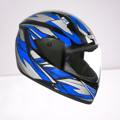 KIN Full Face Helmet_ISI certified_Blue_H18 Motorbike Helmet(Blue)