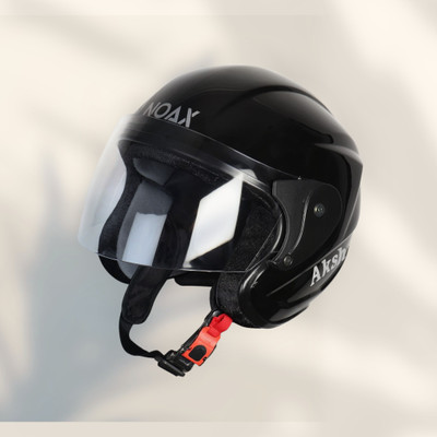 NOAX Unisex Full Face Helmet For Motorbikes -426 Motorbike Helmet(Black)