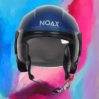 NOAX open helmetfor bike1116 Motorbike Helmet(Blue)