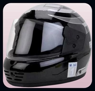 KIN Full Face Helmet_ISI certified_Silver54_HLT Motorbike Helmet(Silver)