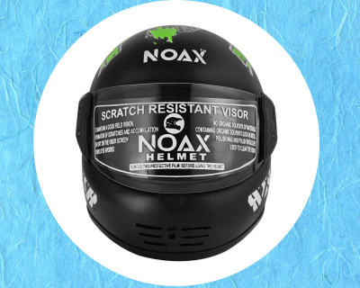 NOAX ISI MARKED FULL FACE HELMET FOR SAFE RIDING UNISEX BUYY_848 Motorbike Helmet(Green)