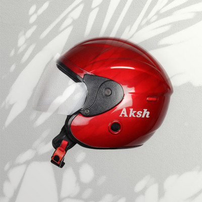 NOAX ISI MARKED unisex safty helmet for men or women riders-364 Motorbike Helmet(Red)