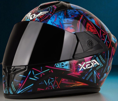 deletion Fighter Star HD Graphics with Anti UV PC Visor ABS Material Unisex (NN-1) Motorbike Helmet(Multicolor)